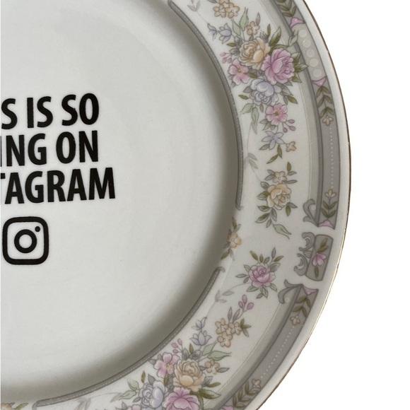 Lenny Mud This is So Going on Instagram Decorative Plate Funny Gag Gift - Picture 4 of 7